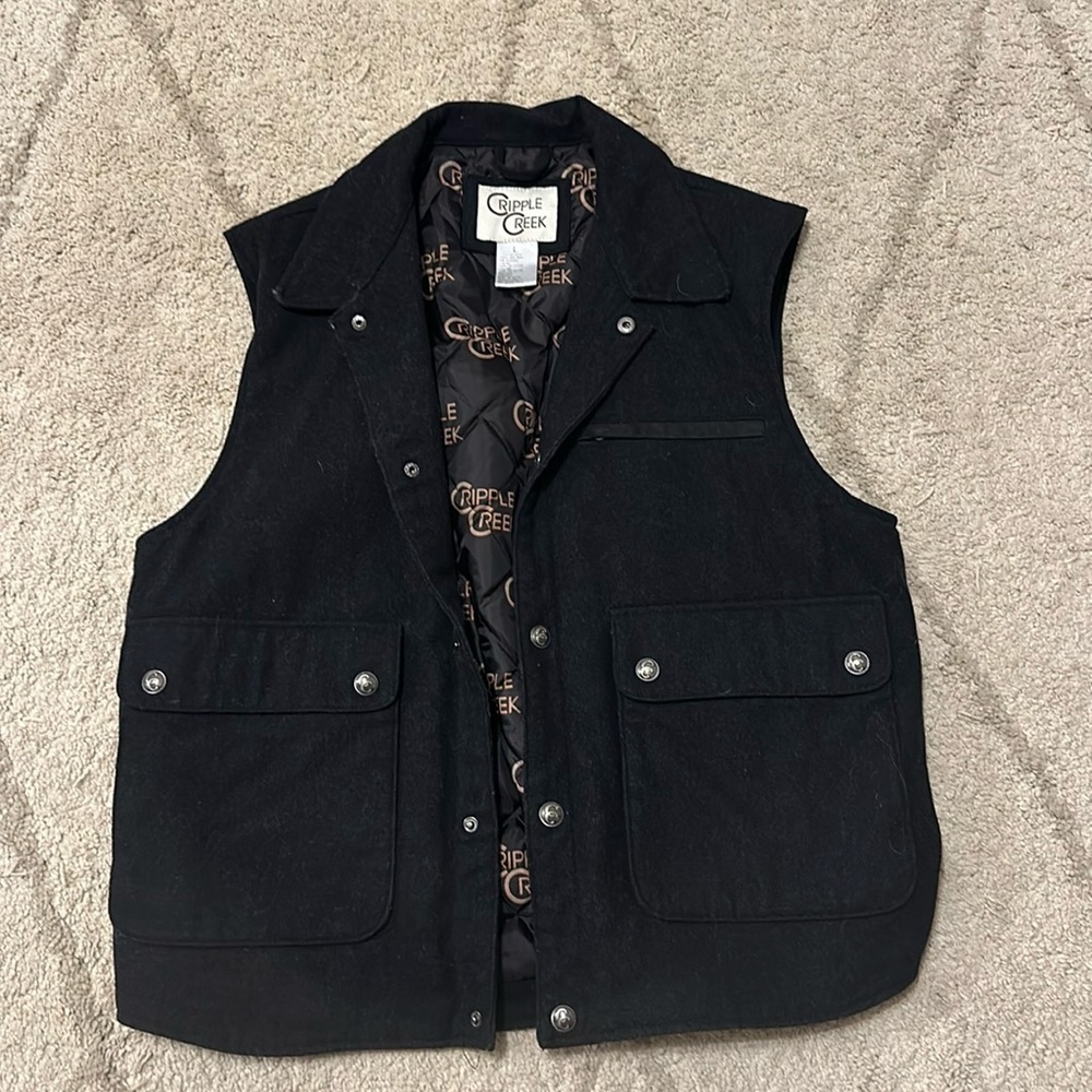 Cripple Creek wool vest